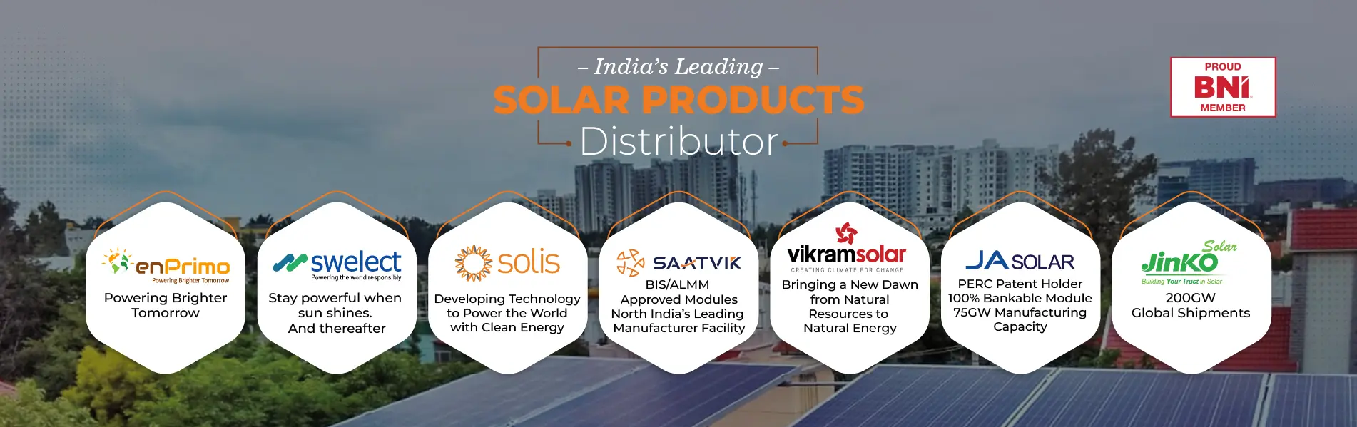 Explore Solar Products by enPossibilities Solar Products Banner - enPossibilities